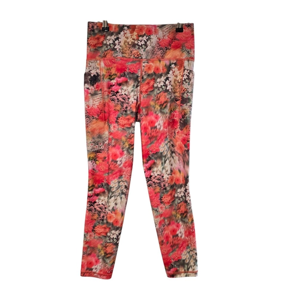 Athleta‎ Salutation Stash Pocket II Printed 7/8 Tight Leggings Women's M